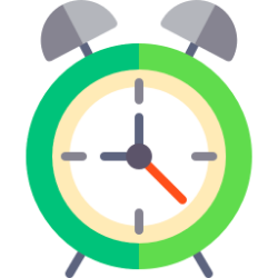 Icon of an analog clock