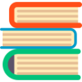 Icon of three stacked books