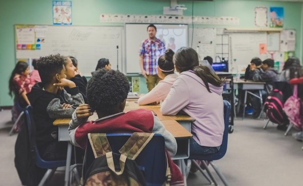 students in classroom