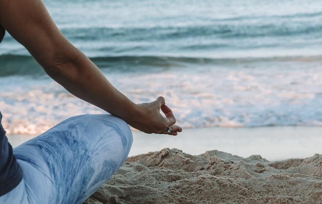 beach meditation