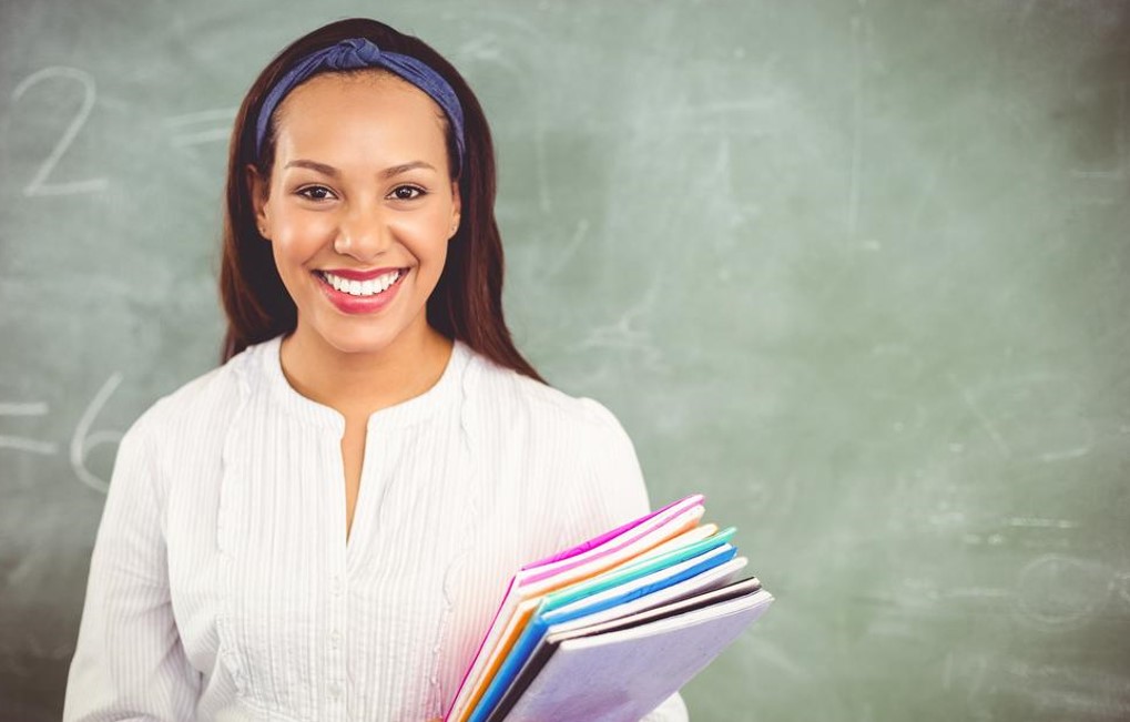 happy smiling teacher