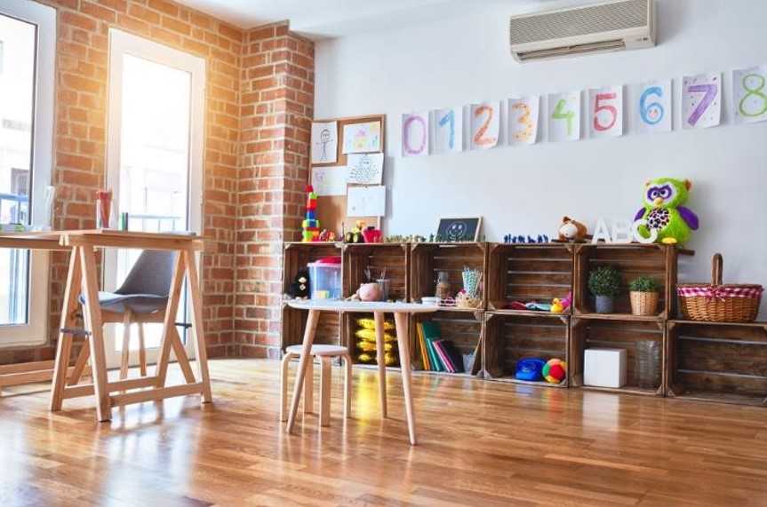 decorated kid room