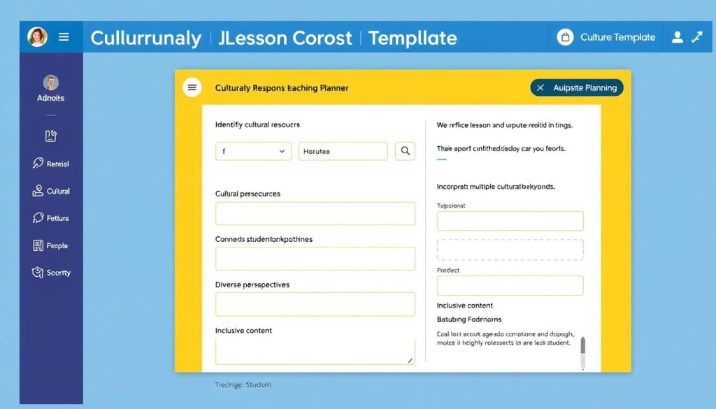 Culturally Responsive Teaching Planner showing integration of diverse cultural perspectives into lesson plans for diverse learners Culturally Responsive Teaching Planner showing integration of diverse cultural perspectives into lesson plans for diverse learners