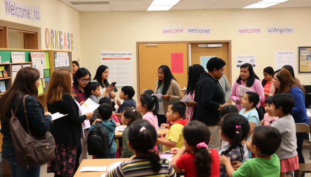 Family engagement event for English Language Learners