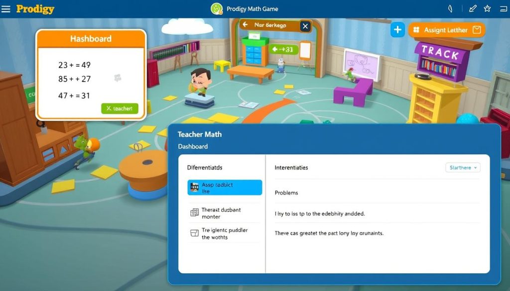 Prodigy Math Game showing differentiated math activities for students Prodigy Math Game showing differentiated math activities for students