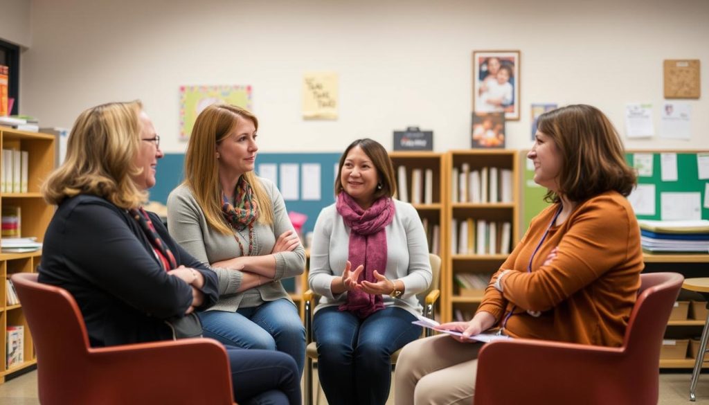 Teachers supporting each other as part of practicing self-care