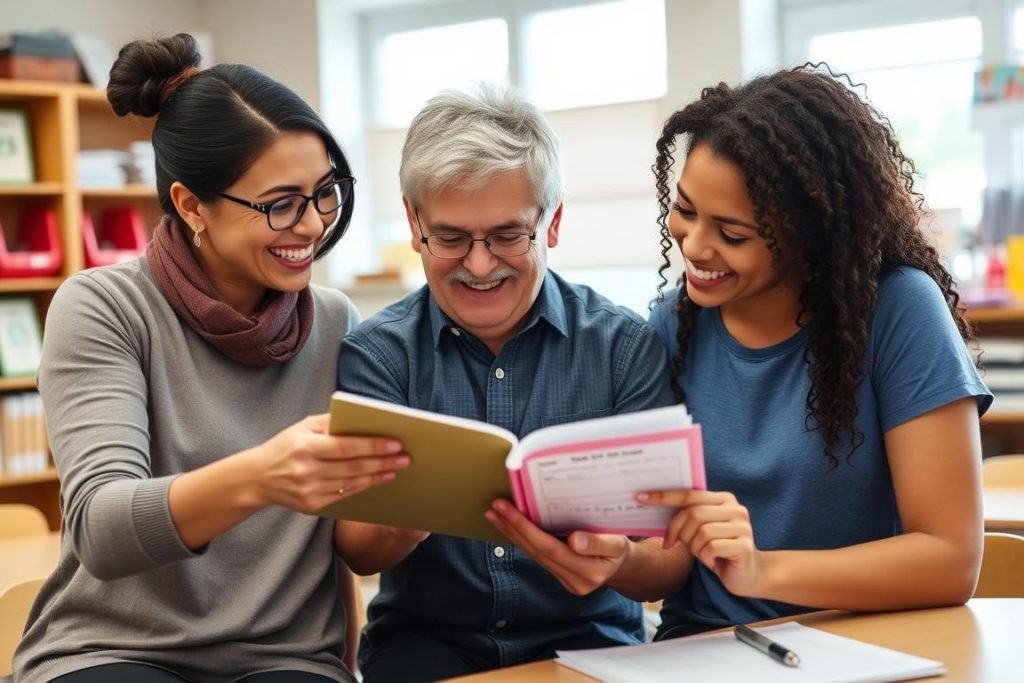 Successful teacher-parent partnership supporting student success