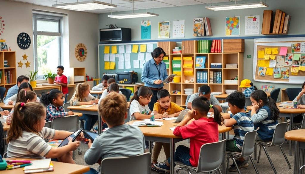 Diverse students collaborating in a classroom setting demonstrating Student Agency and Choice