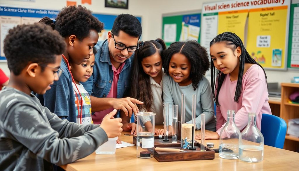 Diverse students engaged in a hands on science experiment with a teacher providing guidance Diverse students engaged in a hands on science experiment with a teacher providing guidance Tips for Educators