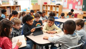 Students making meaningful choices in a classroom setting