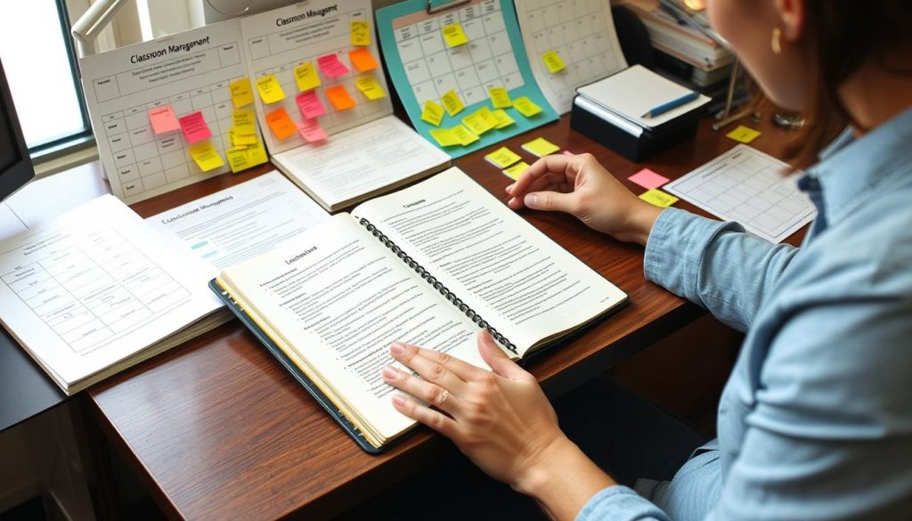 Teacher implementing classroom management Top Strategies through a planning session Teacher implementing classroom management Top Strategies through a planning session