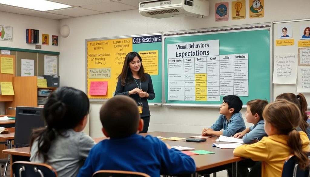 Teacher implementing effective discipline strategies with middle school students, demonstrating the Importance of Effective Discipline Teacher implementing effective discipline strategies with middle school students, demonstrating the Importance of Effective Discipline