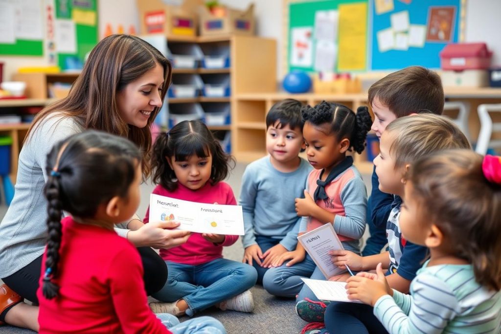 Teacher offering choices to students as part of Effective Strategies Teacher offering choices to students as part of Effective Strategies