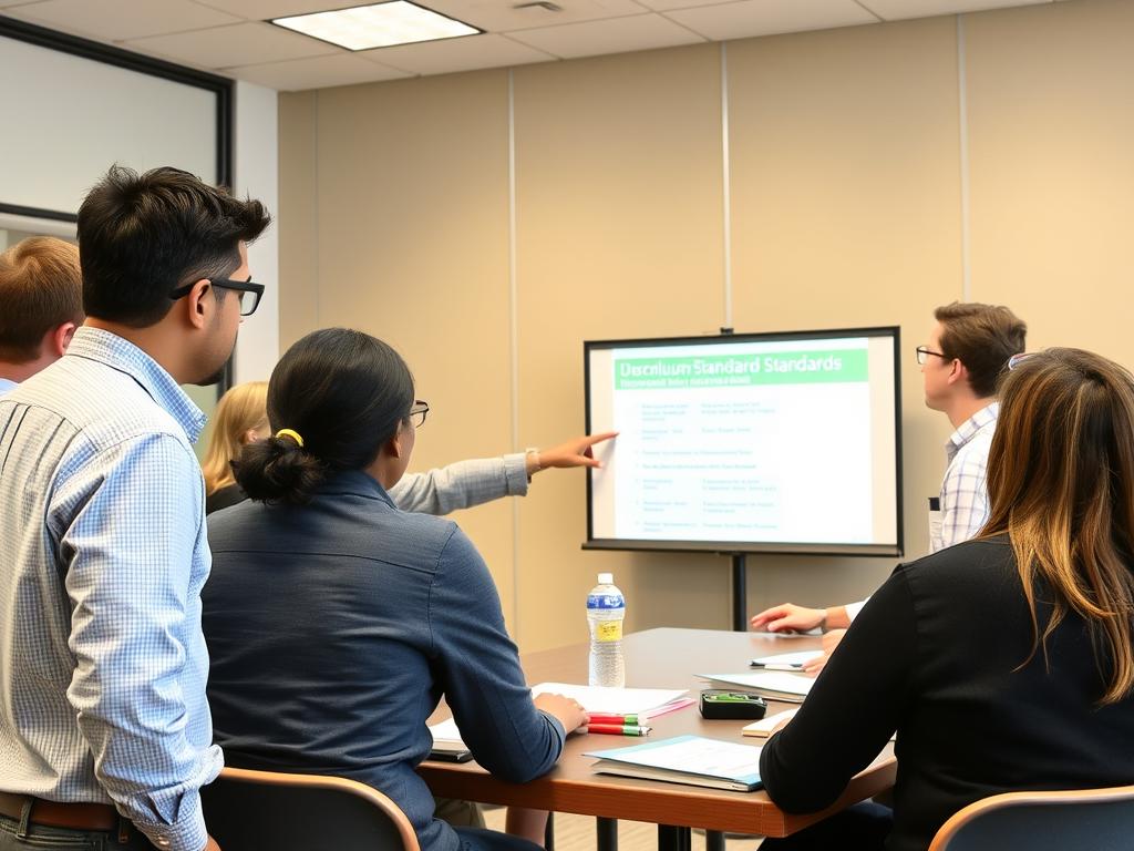 Teachers participating in professional development workshop Teachers participating in professional development workshop