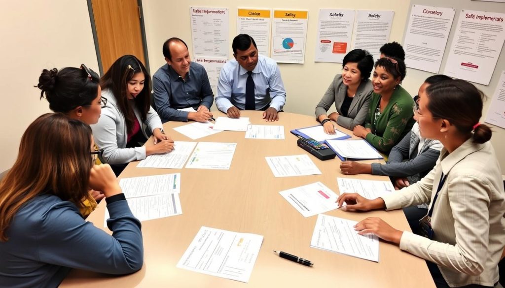 Collaborative team meeting about Safe Environment Models implementation Collaborative team meeting about Safe Environment Models implementation