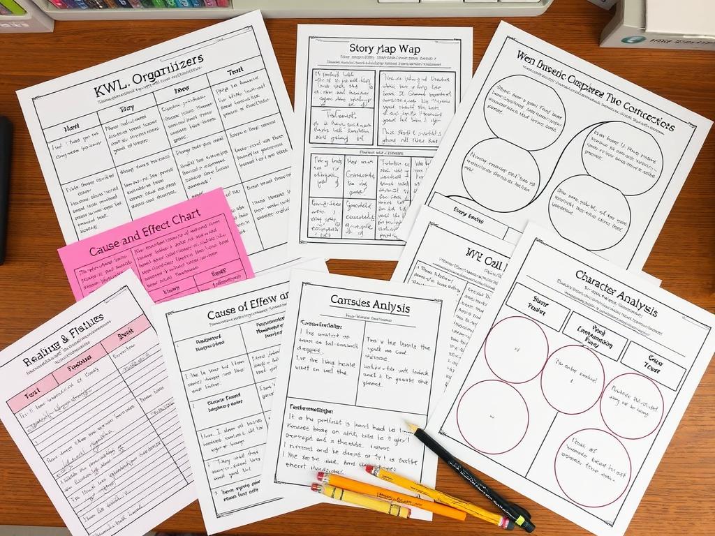 Graphic organizers used to support reading comprehension in the classroom Graphic organizers used to support reading comprehension in the classroom
