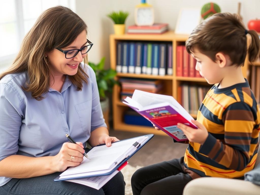 Teacher conducting reading assessment highlighting the importance of reading progress monitoring