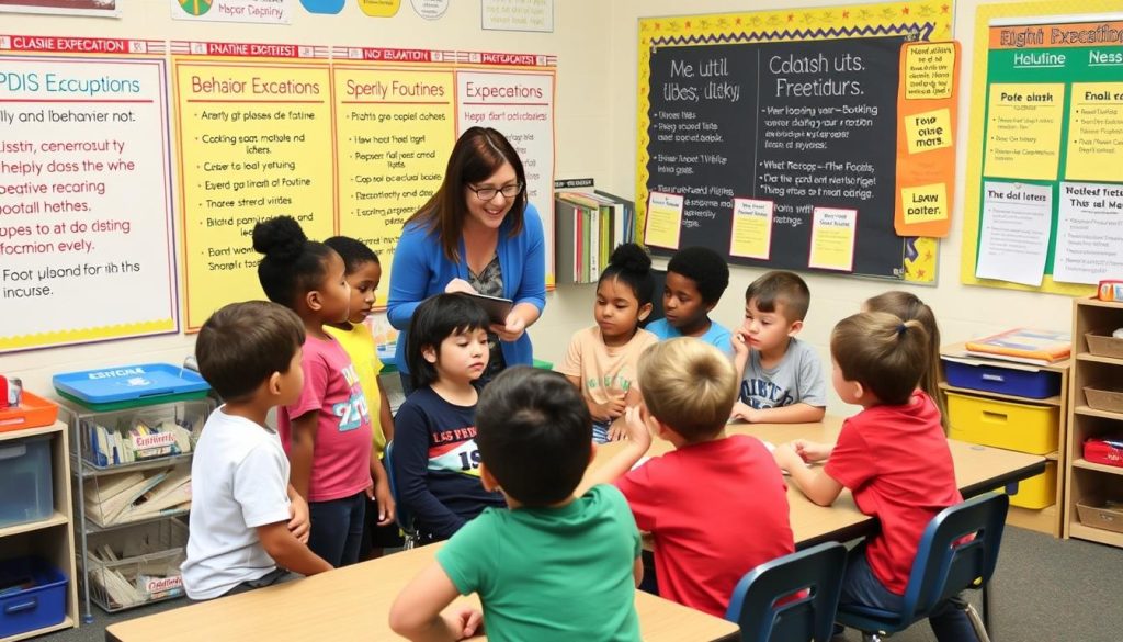 Teachers implementing PBIS-based Safe Environment Model in a classroom Teachers implementing PBIS-based Safe Environment Model in a classroom